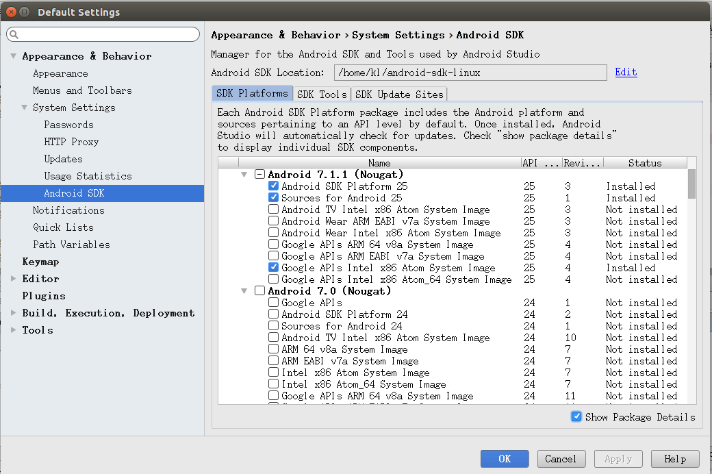 SDK Manager SDK Manager
